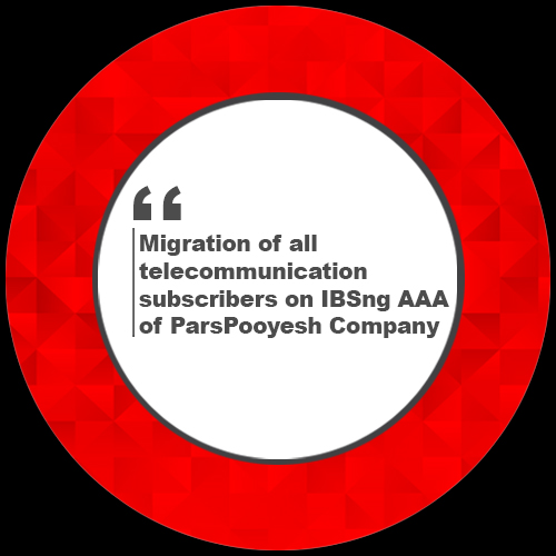 Migration of all telecommunication subscribers on IBSng AAA